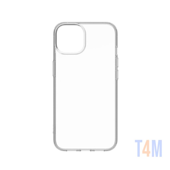 Capa de Silicone Macio para Apple iPhone 15 Transparente